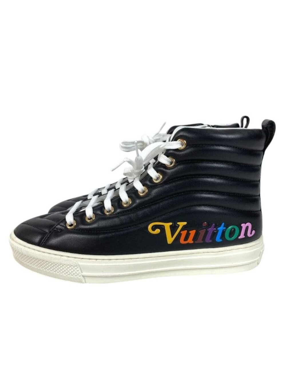 Louis Vuitton Sneakers Stella Line Leather Black - Picture 4 of 9